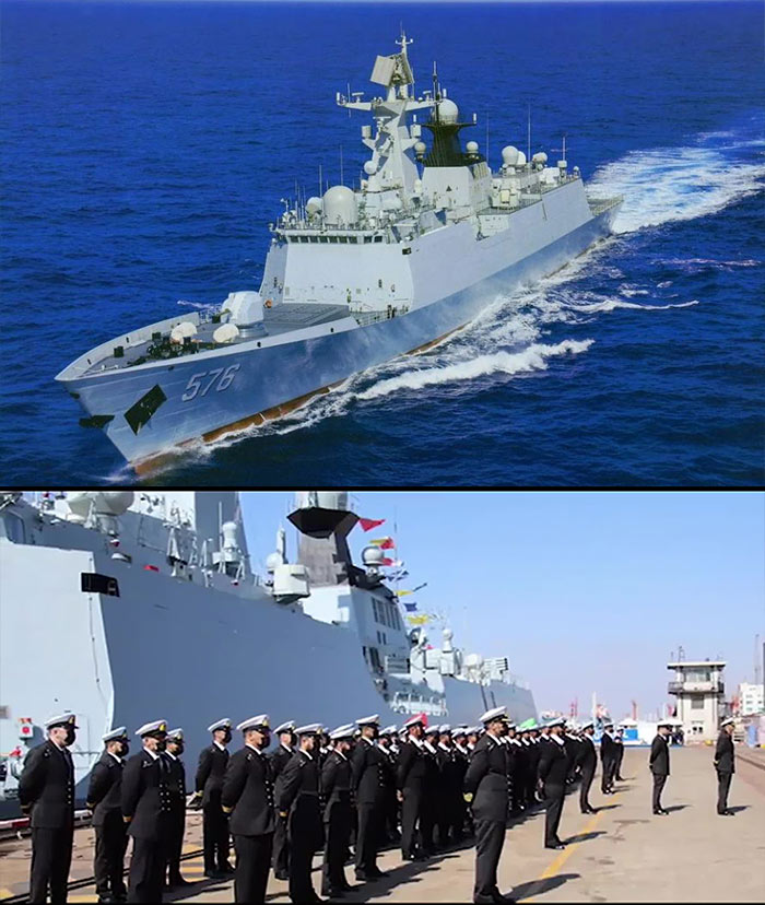 Pakistan Navy inducts modern frigate developed by China
