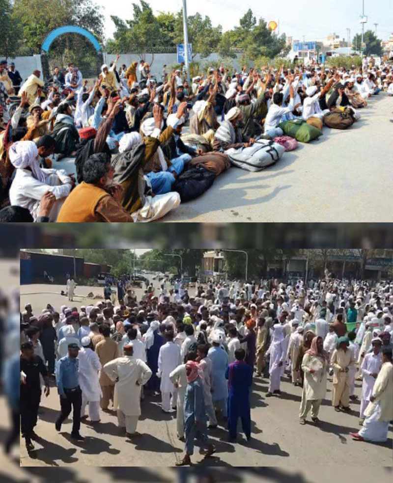 Farmers agitate and start stage sit-in in Islamabad