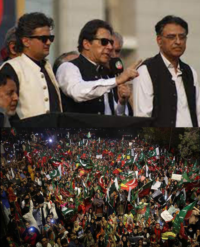 Imran fires fresh salvo at spy chief as PTI resumes protest march. wait for tomorrow