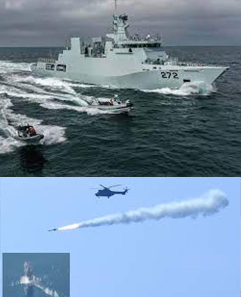 Pakistan Navy demonstrates fire power amid bilateral naval drills with UAE Navy