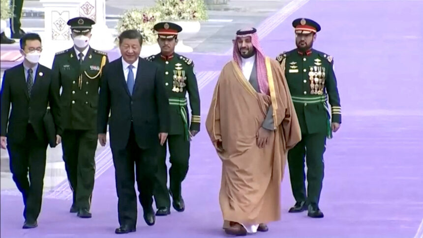 CHINESE PRESIDENT RECEIVED A MEMORABLE WELCOME IN SAUDI ARABIA
